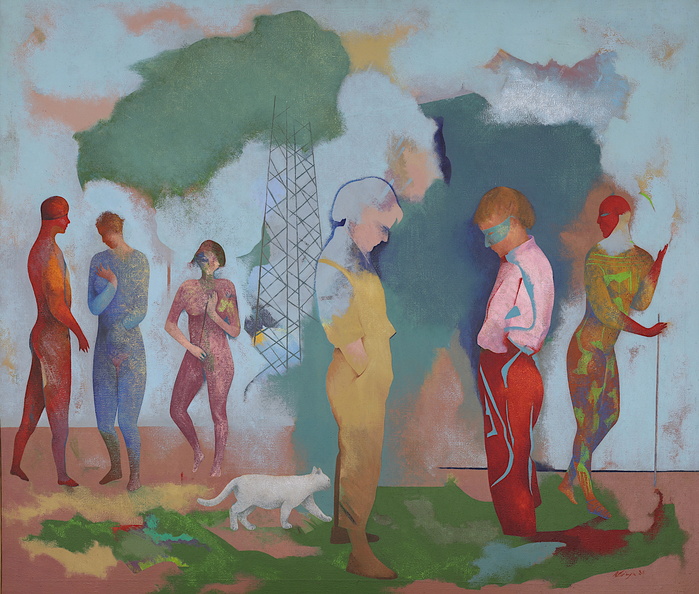 Podwójny portret bliskiej osoby 134x156cm  1984 3 + (kopia).JPG