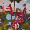 Maternita con l'angelo custode